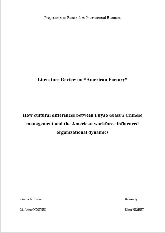 Literature Review